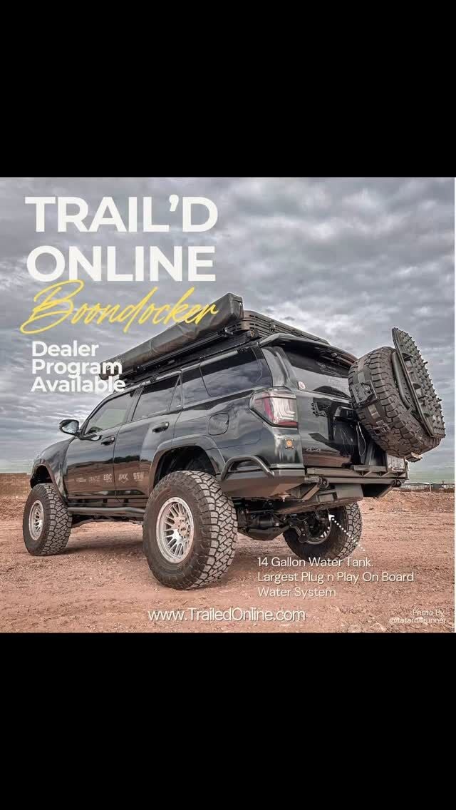 Attention Dealers! 🚨 Looking to stock our products on your shelf? We have a special dealer program, where you can apply online! 🌎 

Sign up now! Www.trailedonline.com 

Largest Plug and Play Water System, for your Outdoor Needs!

#toyota #toyotaoffroad #overland #4runner #tacoma #tundra #fyp #explore #explorepage #bayarea #follow #followｍe #instagram #ɪɴsᴛᴀᴅᴀɪʟʏ #instalike #insta #instagood #instapic #instaphoto #photooftheday #toyotagang #reels #reelsinstagram #jeep #viral #fyp #explore